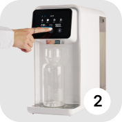 Schritt 2: Wasser trinken